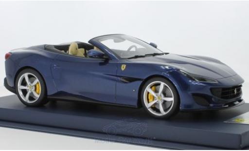 Ferrari Portofino 1/18 Look Smart metallic blue 2018 diecast model cars