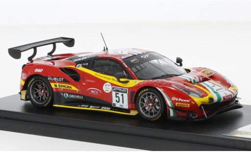 Ferrari 488 1/43 Look Smart GT3 EVO No.51 AF Corse 24h Spa 2020 diecast model cars