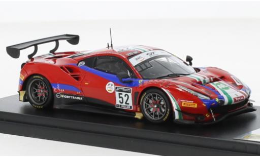 Ferrari 488 1/43 Look Smart GT3 EVO No.52 AF Corse 24h Spa 2020 diecast model cars