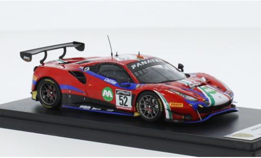 Ferrari 488 1/43 Look Smart GT3 EVO No.52 AF Corse 24h Spa 2022 diecast model cars