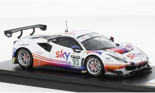 Ferrari 488 1/43 Look Smart GT3 EVO No.93 SKY - Tempesta Racing 24h Spa 2020 diecast model cars
