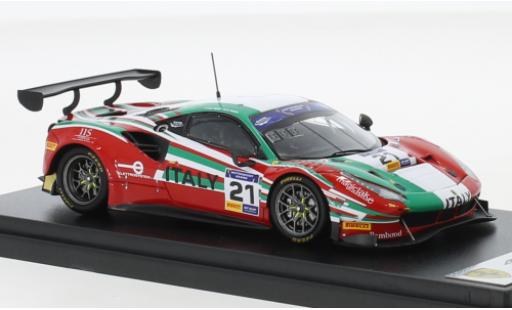 Ferrari 488 1/43 Look Smart GT3 No.21 Team Italy FIA Motorsport Games GT Cup Vallelunga 2019 diecast model cars