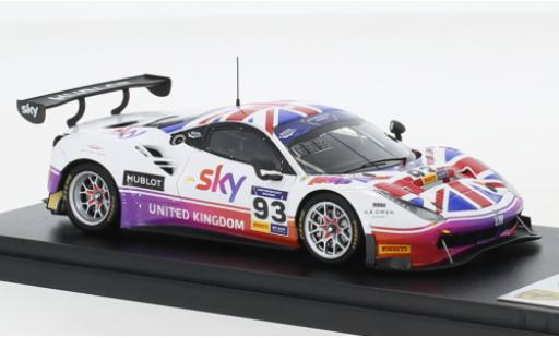 Ferrari 488 1/43 Look Smart GT3 No.93 Team Great Britain FIA Motorsport Games GT Cup Vallelunga 2019 diecast model cars