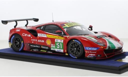 Ferrari 488 1/43 Look Smart GTE EVO No.51 AF Corse 24h Le Mans 2022 diecast model cars