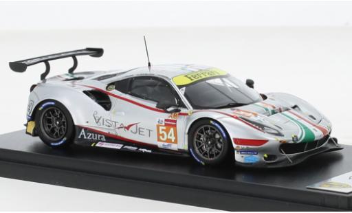 Ferrari 488 1/43 Look Smart GTE EVO No.54 AF Corse 24h Le Mans 2021 diecast model cars