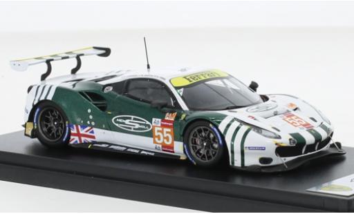 Ferrari 488 1/43 Look Smart GTE EVO No.55 Spirit of Race 24h Le Mans 2021 diecast model cars