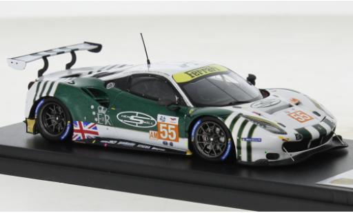 Ferrari 488 1/43 Look Smart GTE EVO No.55 Spirit of Race 24h Le Mans 2022 diecast model cars