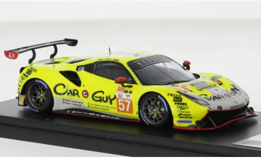 Ferrari 488 1/43 Look Smart GTE EVO No.57 Kessel Racing 24h Le Mans 2022 diecast model cars
