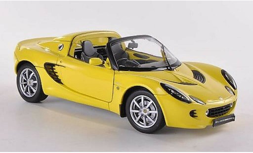 Lotus Elise 111S 1/18 Welly yellow 2003 diecast model cars