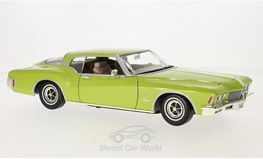 Diecast model cars Buick Riviera 1971 1/18 Lucky Die Cast GS metallic green 1971 Buick Riviera 1971 1/18 Lucky Die Cast GS metallic green 1971 diecast model cars