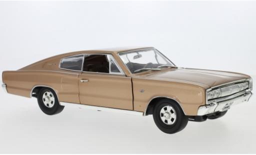 Dodge Charger 1/18 Lucky Die Cast metallic beige 1966 diecast model cars