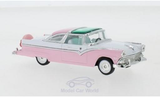 Diecast model cars Ford Crown 1/43 Lucky Die Cast Victoria pink/white 1955 Ford Crown 1/43 Lucky Die Cast Victoria pink/white 1955 diecast model cars