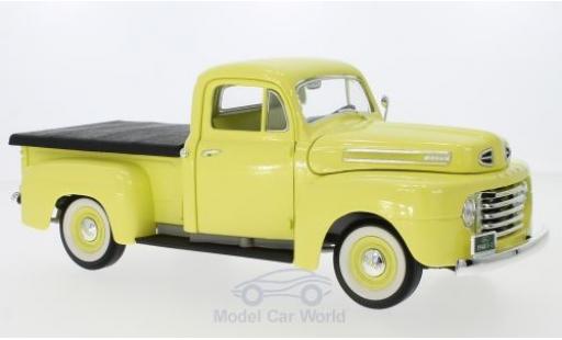 Diecast model cars Ford F-1 1/18 Lucky Die Cast Pick Up With Flatbed Cover yellow 1948 Ford F-1 1/18 Lucky Die Cast Pick Up With Flatbed Cover yellow 1948 diecast model cars