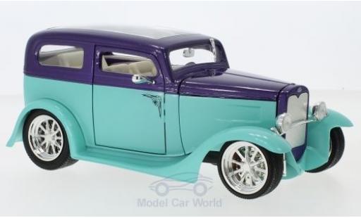 Diecast model cars Ford Model A 1/18 Lucky Die Cast Sedan türkis/metallic lila 1931 ohne Vitrine Ford Model A 1/18 Lucky Die Cast Sedan türkis/metallic lila 1931 ohne Vitrine diecast model cars