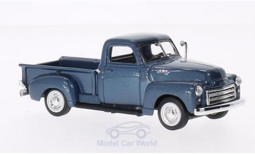 GMC Pick up 1/43 Lucky Die Cast Pick Up metallic blue 1950 ohne Vitrine diecast model cars