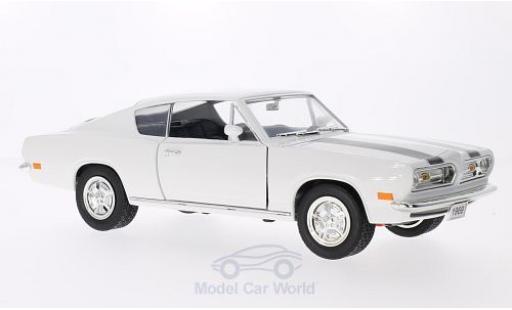 Diecast model cars Plymouth Barracuda 1969 1/18 Lucky Die Cast white/black 1969 Plymouth Barracuda 1969 1/18 Lucky Die Cast white/black 1969 diecast model cars