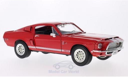 Diecast model cars Shelby GT 1/18 Lucky Die Cast -500KR red 1968 mit whiteen Streifen Shelby GT 1/18 Lucky Die Cast -500KR red 1968 mit whiteen Streifen diecast model cars