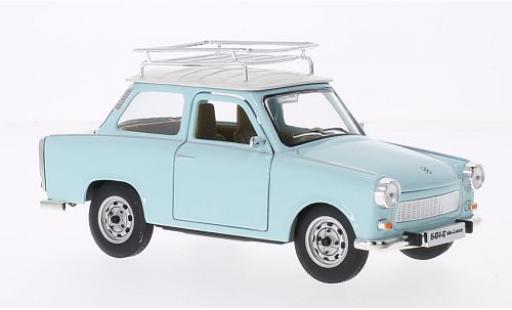Diecast model cars Trabant 601 1/24 Lucky Die Cast S Deluxe mit Dachgepäckträger blue/white Trabant 601 1/24 Lucky Die Cast S Deluxe mit Dachgepäckträger blue/white diecast model cars