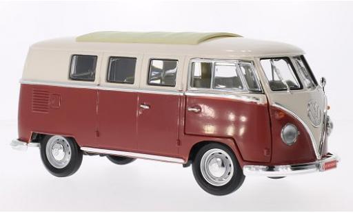 Diecast model cars Volkswagen T1 1/18 Lucky Die Cast Microbus beige/red 1962 Volkswagen T1 1/18 Lucky Die Cast Microbus beige/red 1962 diecast model cars