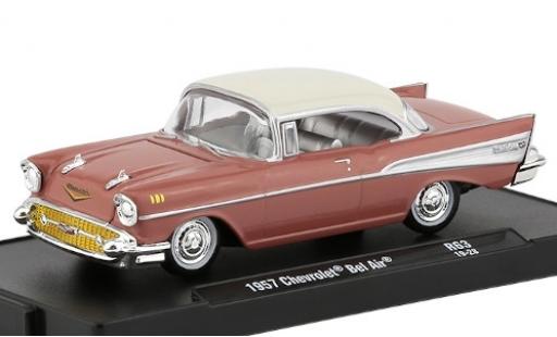 Diecast model cars Chevrolet Bel Air 1/64 M2 Machines pink/white 1957 Chevrolet Bel Air 1/64 M2 Machines pink/white 1957 diecast model cars