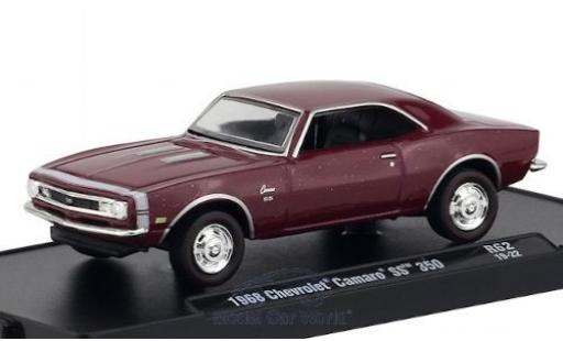 Diecast model cars Chevrolet Camaro 1/64 M2 Machines SS 350 metallic red/white 1968 Chevrolet Camaro 1/64 M2 Machines SS 350 metallic red/white 1968 diecast model cars