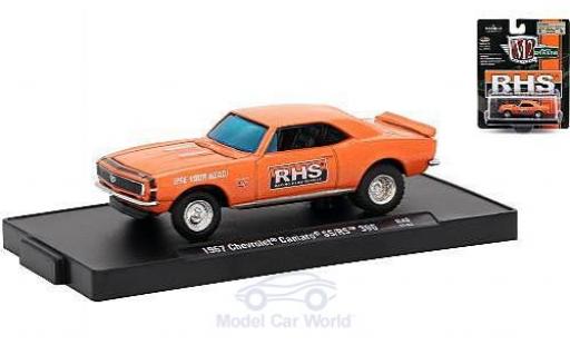 Diecast model cars Chevrolet Camaro RS 1/64 M2 Machines SS/RS 396 metallic orange Racing Head Service (RHS) 1967 Chevrolet Camaro RS 1/64 M2 Machines SS/RS 396 metallic orange Racing Head Service (RHS) 1967 diecast model cars