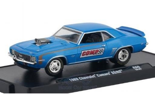 Diecast model cars Chevrolet Camaro 1/64 M2 Machines SS/RS metallic blue/Dekor Comp Cams 1969 Chevrolet Camaro 1/64 M2 Machines SS/RS metallic blue/Dekor Comp Cams 1969 diecast model cars