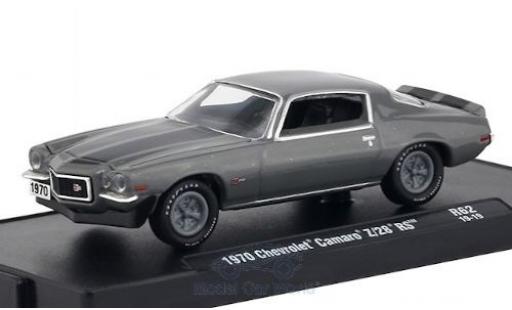 Diecast model cars Chevrolet Camaro 1/64 M2 Machines Z/28 RS metallic grey/black 1970 Chevrolet Camaro 1/64 M2 Machines Z/28 RS metallic grey/black 1970 diecast model cars