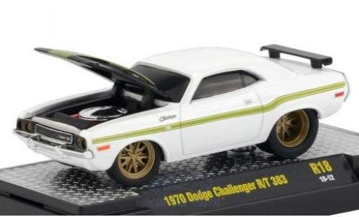Diecast model cars Dodge Challenger 1970 1/64 M2 Machines R/T 383 white/black 1970 Dodge Challenger 1970 1/64 M2 Machines R/T 383 white/black 1970 diecast model cars