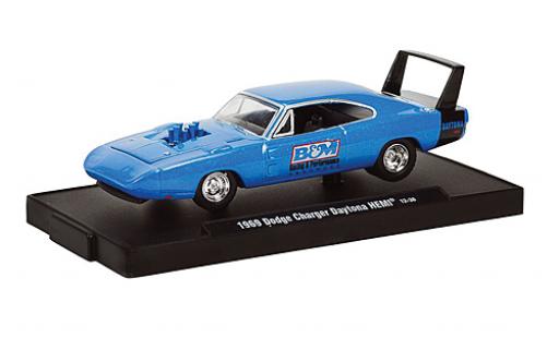 Diecast model cars Dodge Charger 1/64 M2 Machines Daytona HEMI metallic blue B & M 1969 voiture Drivers Dodge Charger 1/64 M2 Machines Daytona HEMI metallic blue B & M 1969 voiture Drivers diecast model cars