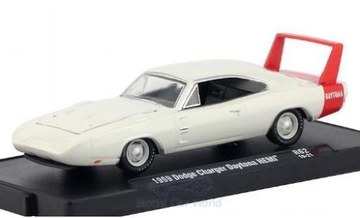 Diecast model cars Dodge Charger Daytona 1/64 M2 Machines Daytona HEMI white/red 1969 Dodge Charger Daytona 1/64 M2 Machines Daytona HEMI white/red 1969 diecast model cars