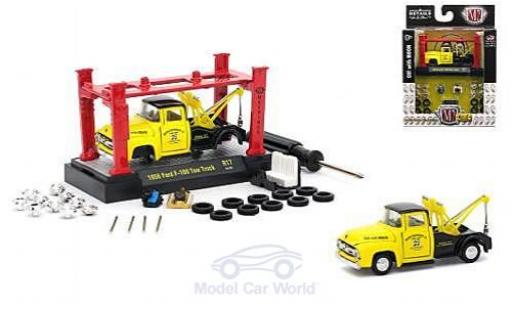 Diecast model cars Ford F-1 1/64 M2 Machines 00 Tow Truck yellow/black Moon Equipment Co. 1956 Model-Kit Bausatz inklusive 4 Ersatzrädern Ford F-1 1/64 M2 Machines 00 Tow Truck yellow/black Moon Equipment Co. 1956 Model-Kit Bausatz inklusive 4 Ersatzrädern diecast model cars