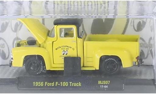 Diecast model cars Ford F-1 1/64 M2 Machines 00 Truck yellow/black Moon Equipment Co. 1956 Ford F-1 1/64 M2 Machines 00 Truck yellow/black Moon Equipment Co. 1956 diecast model cars