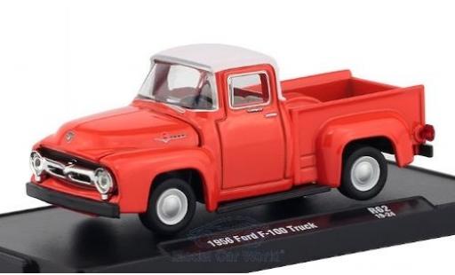 Diecast model cars Ford F-1 1/64 M2 Machines 00 Truck red/white 1956 Ford F-1 1/64 M2 Machines 00 Truck red/white 1956 diecast model cars