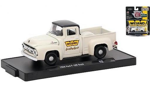 Diecast model cars Ford F-1 1/64 M2 Machines 00 Truck white/black Weiand 1956 Ford F-1 1/64 M2 Machines 00 Truck white/black Weiand 1956 diecast model cars