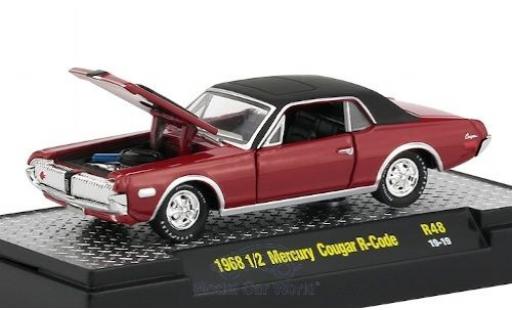 Diecast model cars Mercury Cougar 1/64 M2 Machines R-Code red/matt-black 1968 Mercury Cougar 1/64 M2 Machines R-Code red/matt-black 1968 diecast model cars
