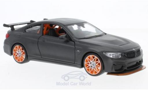 Bmw M4 1/24 Maisto GTS matt-grey diecast model cars