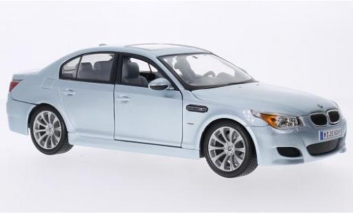 Bmw M5 1/18 Maisto (E60) metallic blue diecast model cars