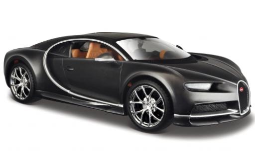 Diecast model cars Bugatti Chiron 1/24 Maisto metallic grey 2016 Bugatti Chiron 1/24 Maisto metallic grey 2016 diecast model cars