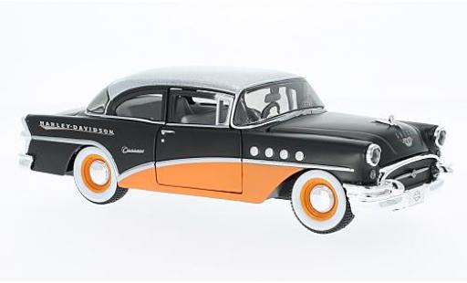 Diecast model cars Buick Century 1/24 Maisto matt-black/orange Harley-Davidson 1955 Buick Century 1/24 Maisto matt-black/orange Harley-Davidson 1955 diecast model cars