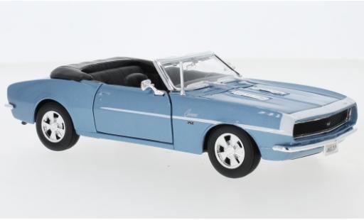 Diecast model cars Chevrolet Camaro 1/24 Maisto SS 396 Convertible metallic blue 1968 Chevrolet Camaro 1/24 Maisto SS 396 Convertible metallic blue 1968 diecast model cars