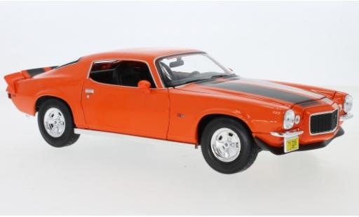 Diecast model cars Chevrolet Camaro 1/18 Maisto Z28 orange/black 1971 Chevrolet Camaro 1/18 Maisto Z28 orange/black 1971 diecast model cars