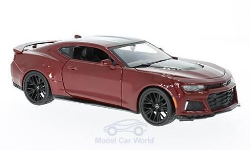 Diecast model cars Chevrolet Camaro ZL1 1/24 Maisto ZL1 metallic red 2017 Chevrolet Camaro ZL1 1/24 Maisto ZL1 metallic red 2017 diecast model cars