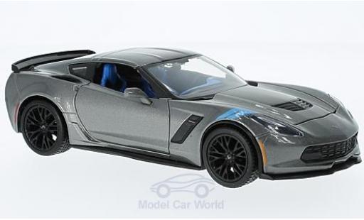 Diecast model cars Chevrolet Corvette 1/24 Maisto Grand Sport metallic grey 2017 ohne Vitrine Chevrolet Corvette 1/24 Maisto Grand Sport metallic grey 2017 ohne Vitrine diecast model cars