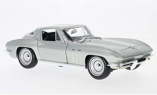 Chevrolet Corvette 1/18 Maisto grey 1965 sans Vitrine diecast model cars