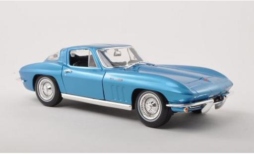 Chevrolet Corvette 1/18 Maisto Sting Ray metallic blue 1965 diecast model cars