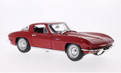 Chevrolet Corvette 1/18 Maisto Stingray red 1965 diecast model cars