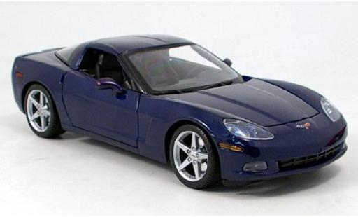 Chevrolet Corvette 1/18 Maisto Z06 metallic blue sans Vitrine diecast model cars