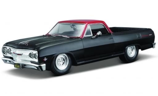 Diecast model cars Chevrolet El Camino 1/24 Maisto matt-black/red 1:25 Chevrolet El Camino 1/24 Maisto matt-black/red 1:25 diecast model cars
