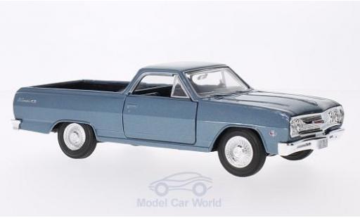 Diecast model cars Chevrolet El Camino 1/24 Maisto metallic blue 1965 Chevrolet El Camino 1/24 Maisto metallic blue 1965 diecast model cars